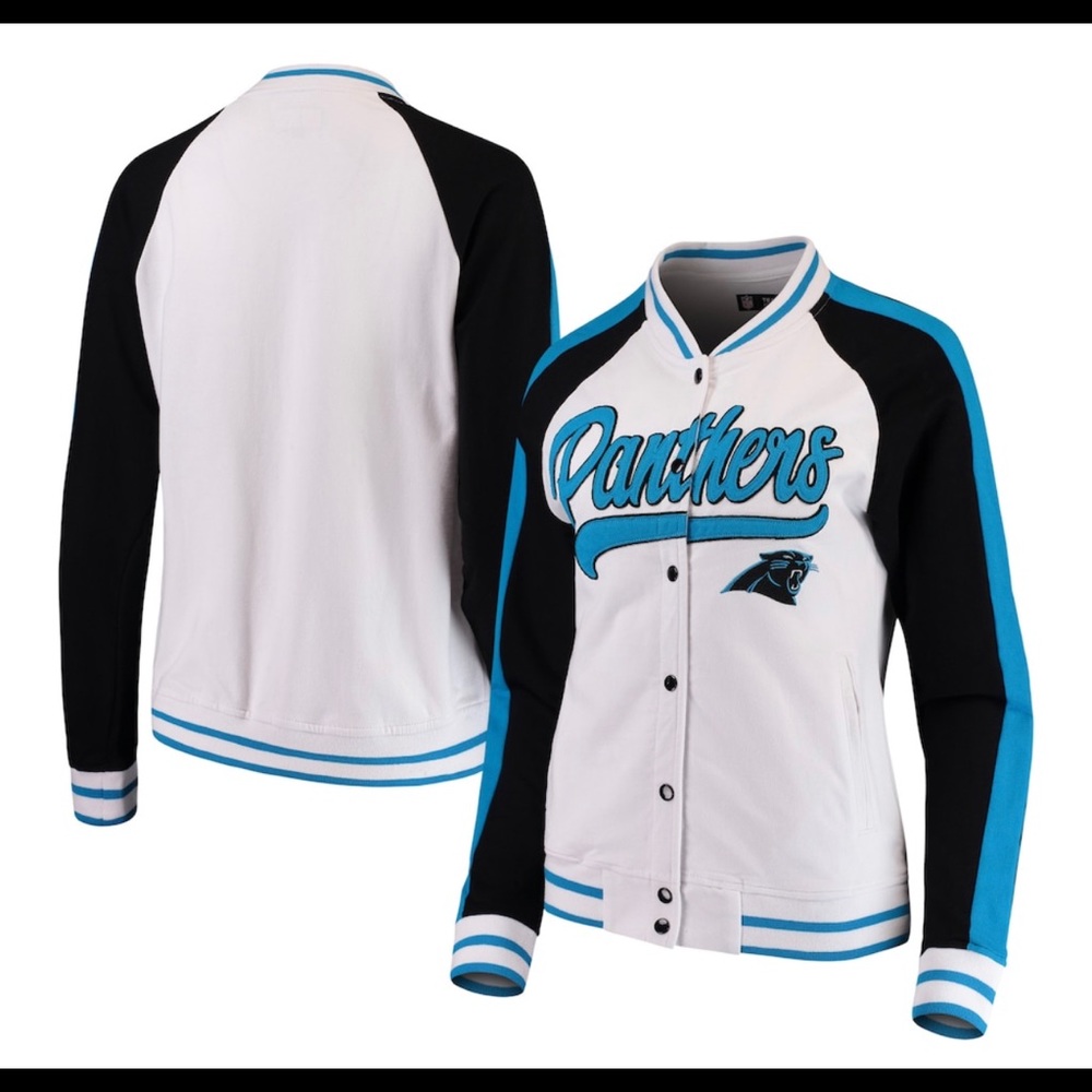 Carolina panthers button jacket